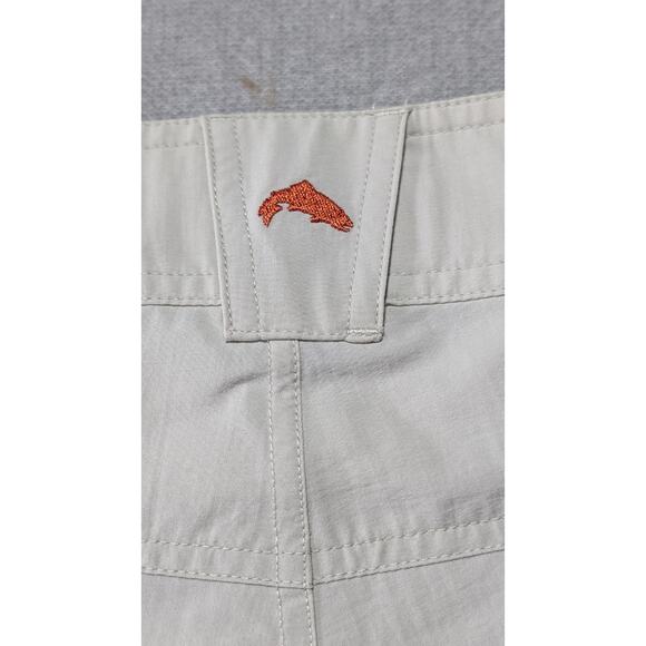 Simms Fishing Pants XL Beige Quick Dry Nylon Spandex Outdoor Hiking Travel - Picture 10 of 16